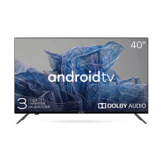 40" Телевизор KIVI 40F740NB, FULL HD, черный, СМАРТ ТВ, Android TV