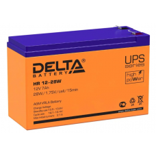 Аккумуляторная батарея для ИБП Delta HR 12-28 W 12В,  7Ач