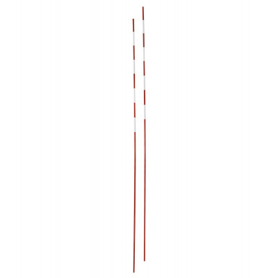 Антенны волейбольные под карманы "EL LEON DE ORO" арт. 94195000099, выс. 1,8 м, диам. 10 мм, фиберглас, цв. красно-белые