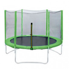 Батут DFC Trampoline Fitness 6ft наружн.сетка, св.зел. (183см)