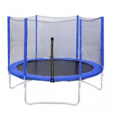 Батут DFC Trampoline Fitness 8ft наружн.сетка, синий (244см)