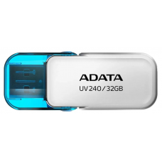 Флешка USB A-Data UV240 32ГБ, USB2.0, белый и голубой [auv240-32g-rwh]