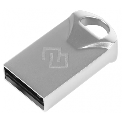 Флешка USB Digma DRIVE2 128ГБ, USB2.0, серебристый [dgfum128a20sr]