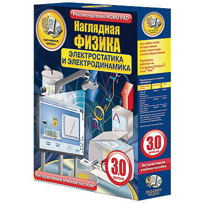 Интерактивное учебное пособие "Наглядная физика. Электростатика и электродинамика"