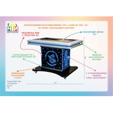 Интерактивный мультимедийный стол «Laser NFI edu» 43” из серии «Кисельковое царство»