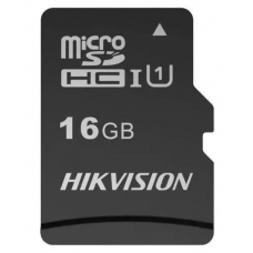 Карта памяти microSDHC UHS-I U1 Hikvision 16 ГБ, 92 МБ/с, Class 10, HS-TF-C1(STD)/16G/ZAZ01X00/OD,  1 шт., без адаптера
