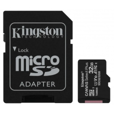 Карта памяти microSDHC UHS-I U1 Kingston Canvas Select Plus 32 ГБ, 100 МБ/с, Class 10, SDCS2/32GB,  1 шт., переходник SD