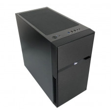 Компьютер iRU Home 310H5GM,  Intel Core i3 10105F,  DDR4 8ГБ, 512ГБ(SSD),  NVIDIA GeForce GTX 1630 - 4096 Мб,  Free DOS,  черный [1858300]