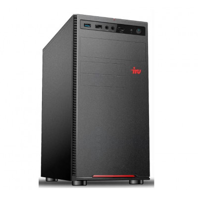 Компьютер iRU Home 310H5SE,  Intel Celeron G5905,  DDR4 8ГБ, 240ГБ(SSD),  Intel UHD Graphics 610,  Free DOS,  черный [1652385]