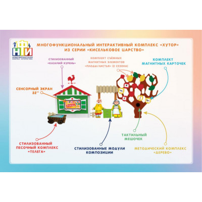 Многофункциональный интерактивный комплекс «Хутор» из серии «Кисельковое царство»