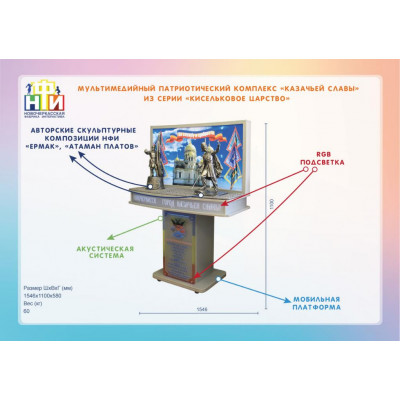 Мультимедийный патриотический комплекс «Уголок Казачьей славы» из серии «Кисельковое царство»