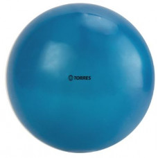 Мяч для художественной гимнастики однотонный "TORRES", арт.AG-15-08, диам. 15 см, ПВХ, синий