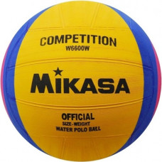 Мяч для водного поло трен. "MIKASA W6600W" размер 5, мужской , резина, вес 400-450гр, дл. окр 68-71см, желто-сине-розовый