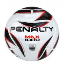 Мяч футзальный проф. PENALTY BOLA FUTSAL MAX 1000 XXII, арт.5416271160-U, р.4, PU PRO, сертификат FIFA Quality Pro, 11 панелей, термосшивка, подкладка Neotec, камера с наполнителем, белый, красный, черный