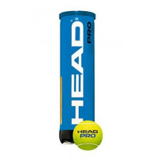 Мяч теннисный HEAD Pro 3B,арт.571603, уп.3 шт,одобр.ITF,сукно,нат.резина,желтый