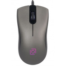 Мышь Oklick 375M, оптическая, проводная, USB, серый и черный [1012669]
