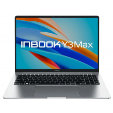 Ноутбук INFINIX Inbook Y3 Max  YL613 71008301533, 16", IPS, Intel Core i3 1215U 1.2ГГц, 6-ядерный, 8ГБ LPDDR4x, 512ГБ SSD,  Intel UHD Graphics, Windows 11 Home, серебристый