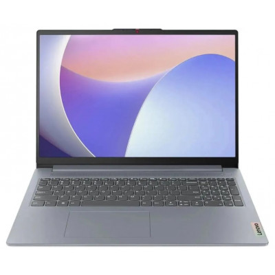 Ноутбук Lenovo IdeaPad Slim 3 15AMN8 82XQ0006RK, 15.6", 2023, TN, AMD Ryzen 5 7520U 2.8ГГц, 4-ядерный, 8ГБ LPDDR5, 256ГБ SSD, AMD Radeon 610M, без операционной системы, серый