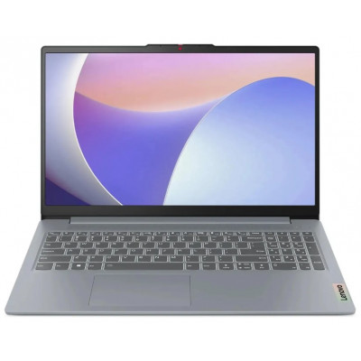 Ноутбук Lenovo IdeaPad Slim 3 15IAH8 83ER007PRK, 15.6", 2023, IPS, Intel Core i5 12450H 2ГГц, 8-ядерный, 8ГБ LPDDR5, 512ГБ SSD, Intel UHD Graphics, без операционной системы, серый