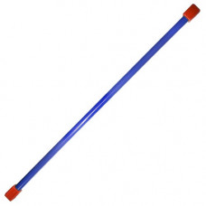 Палка гимнастическая (бодибар), арт.MR-B05, вес 5кг, длина 120 см, изготовлена из полой стальной трубы с порошковой окраской, пластиковые наконечники для предотвращ.скольжения по полу и его повреждения, синий