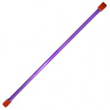 Палка гимнастическая (бодибар), арт.MR-B06, вес 6кг, длина 120 см, изготовлена из полой стальной трубы с порошковой окраской, пластиковые наконечники для предотвращ.скольжения по полу и его повреждения, фиолетовый