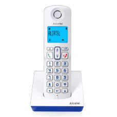 Радиотелефон Alcatel S230 RU,  белый и синий [atl1423181]