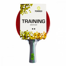 Ракетка для настол. тенниса TORRES Training 2*, арт. TT21006, для любителей, одобренная ITTF накладка DF 815 с губкой толщиной 1,5 мм, семислойное основание TORRES Training, коническая ручка