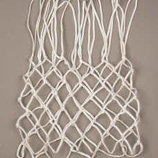 Сетка баскетбольная "KV.REZAC" арт. 16107000, нить 4 мм полиамид, ручная вязка, дл. 0,55 м, цв. белый
