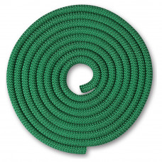 Скакалка гимнастическая "INDIGO", арт.SM-121-GR, утяжеленная, 150г, длина 2,5м, без ручек, шнур, зеленый