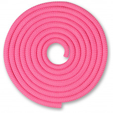Скакалка гимнастическая "INDIGO", арт.SM-121-P, утяжеленная, 150г, длина 2,5м, без ручек, шнур, розовая