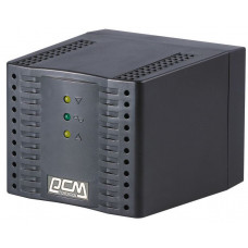 Стабилизатор напряжения PowerCom TCA-1200 черный [tca-1200 black]