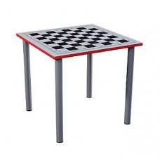 Стол шахматный регулируемый Фанера 700*700 березовый мультиплекс 15 мм, Покрытие - бесцветный лак.