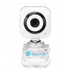 Web-камера Oklick OK-C8812,  белый/черный