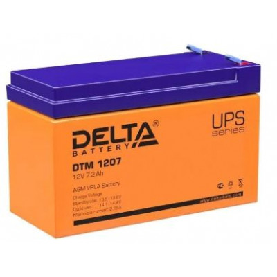 Аккумуляторная батарея для ИБП Delta DTM 1207 12В 7.2Ач