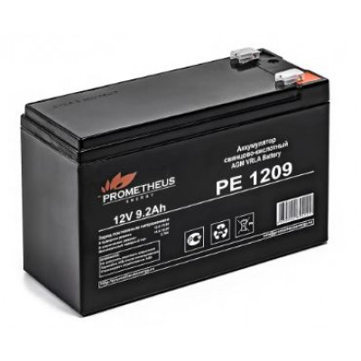 Аккумуляторная батарея для ИБП PROMETHEUS ENERGY PE 1209 12В 9.2Ач