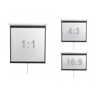 Экран настенный Digis DSOD-1108 Optimal-D формат 1:1 167" 308х309 рабочая поверхность 300х300 MW
