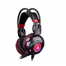 Гарнитура игровая A4TECH Bloody G300 для компьютера мониторные черный красный