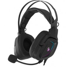 Гарнитура игровая A4TECH Bloody G570 для компьютера мониторные черный серый