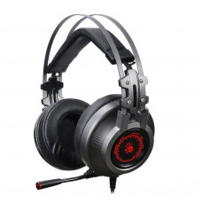 Гарнитура игровая A4TECH Bloody J527 для компьютера мониторные серый