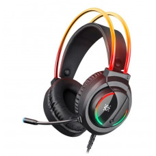 Гарнитура игровая Defender Flame для компьютера и игровых консолей накладные черный