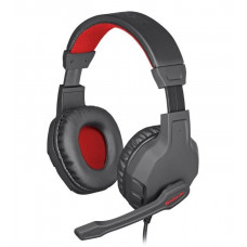 Гарнитура игровая Defender Сujo для компьютера и игровых консолей накладные черный красный
