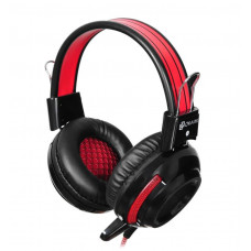 Гарнитура игровая Oklick HS-G300 ARMAGEDDON для компьютера мониторные черный красный