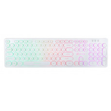 Клавиатура Oklick 420MRL USB белый