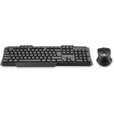 Комплект клавиатура мышь Oklick 205MK USB беспроводной черный