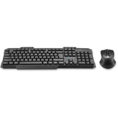 Комплект клавиатура мышь Oklick 205MK USB беспроводной черный