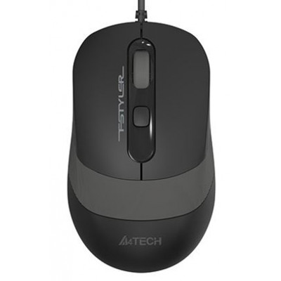 Мышь A4TECH Fstyler FM10 оптическая проводная USB черный серый