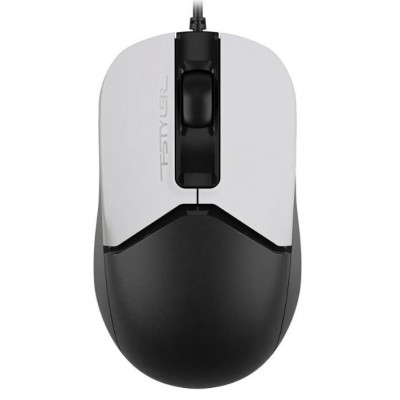 Мышь A4TECH Fstyler FM12S Panda оптическая проводная USB белый черный