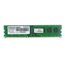 Оперативная память Patriot PSD34G16002 DDR3 4ГБ 1600 DIMM Ret