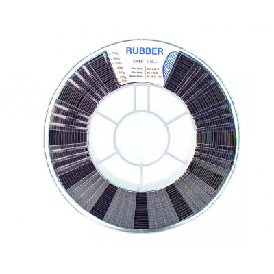Пластик для 3D-принтеров REC RUBBER 1.75 мм черный 750 гр