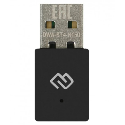 Сетевой адаптер Wi-Fi + Bluetooth Digma DWA-BT4-N150 USB 2.0